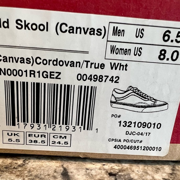 Vans Old Skool Cordovan/True White - Picture 10 of 10